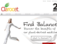 Tablet Screenshot of clarocet.com